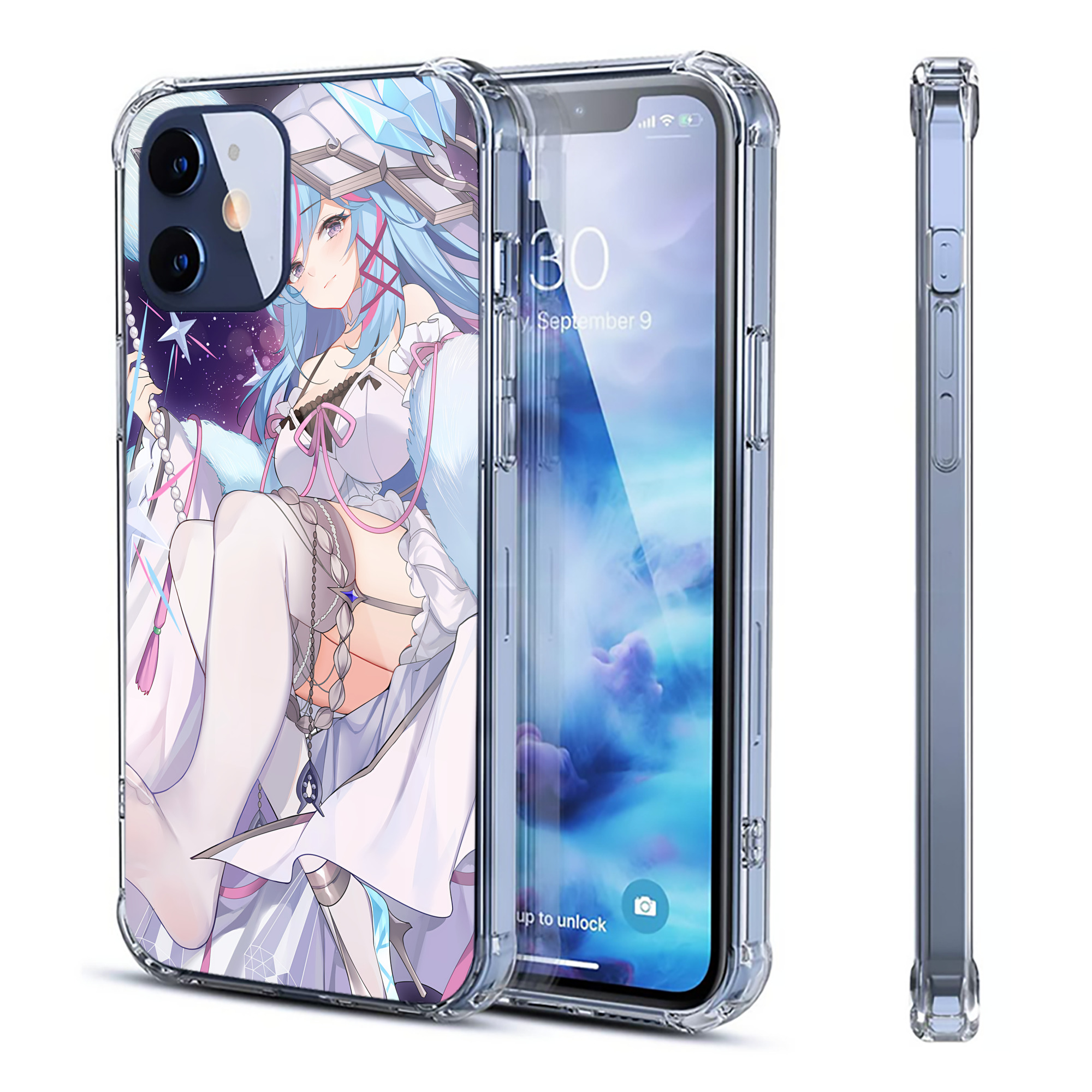 （画像用） 遊☆戯☆王 Yu-Gi-Oh! 【iPhone 12シリーズ対応】透明スマホケース（クリアソフトケース）
